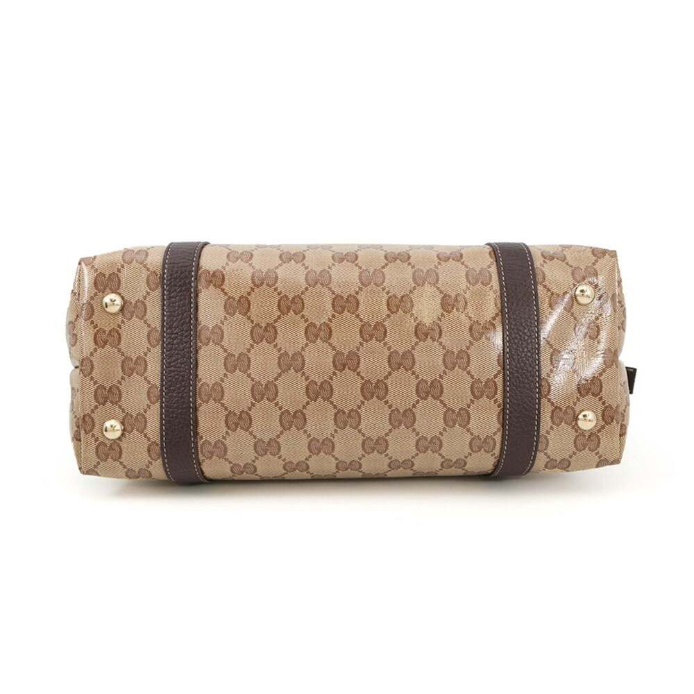 GUCCI Brown Leather Shoulder Bag - Picture 3 of 15